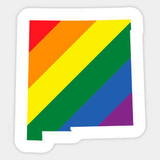 New Mexico state (LGBT) pride Sticker